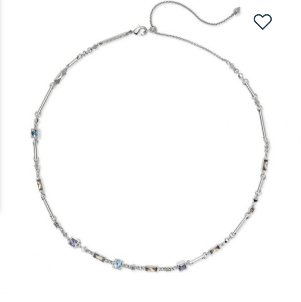 Kendra Scott Rhett Lilac Mix Rhodium - Picture 5 of 5